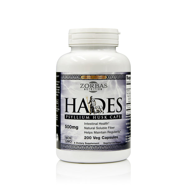 Hades — Psyllium Husk Fiber Capsules — Greek God Supplements