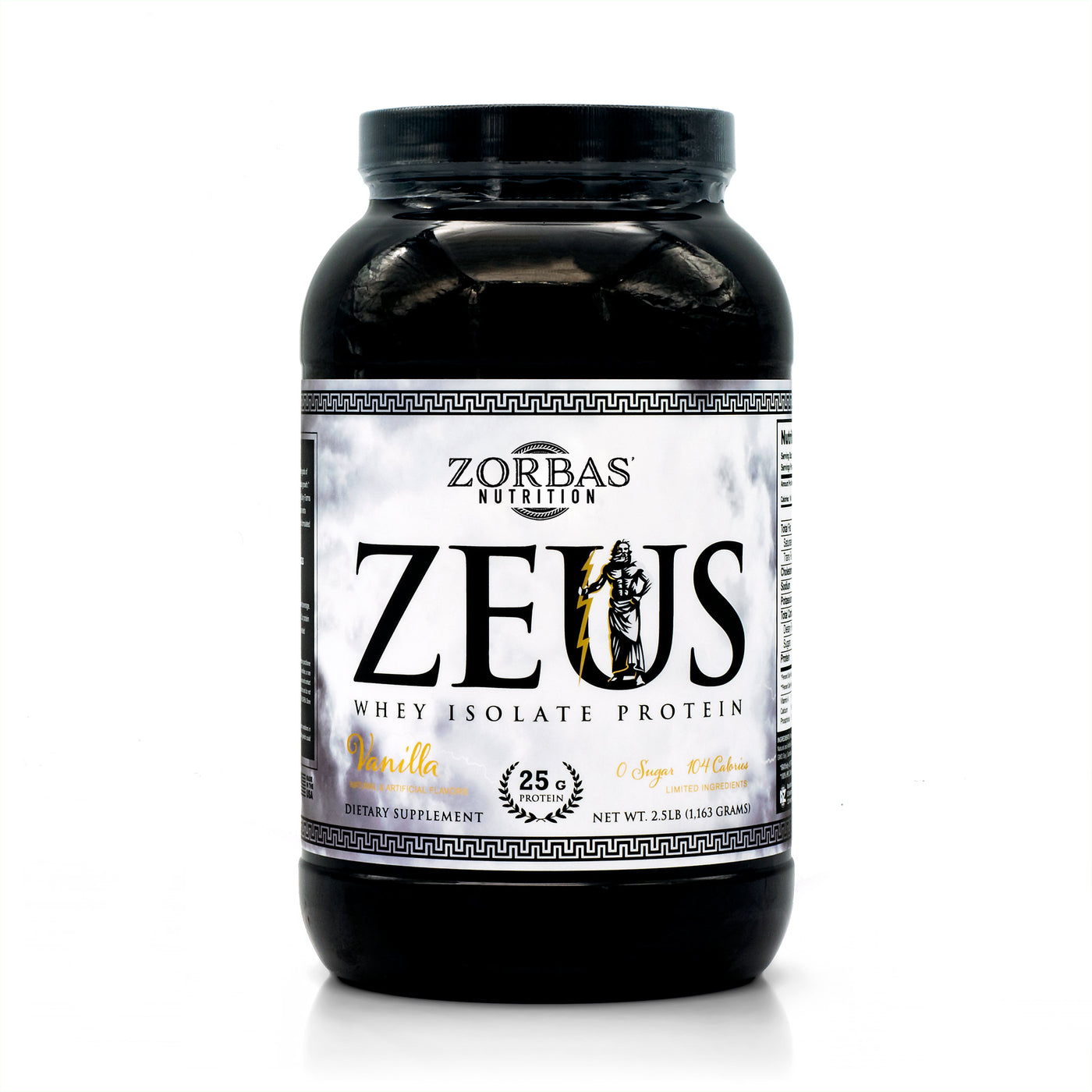 Zeus — Whey Isolate Protein — Greek God Supplements